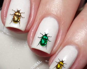 Stickersticker Beetle Bug Nail Art