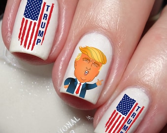 Republican Party Support Nail Art Decal Sticker