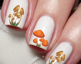 Mushroom Nail Art Decal Sticker
