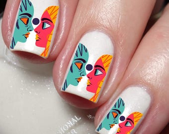 Surrealism Painting Nail Art Decal Sticker