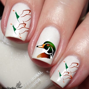 Wild Duck Nail Art Decal Sticker