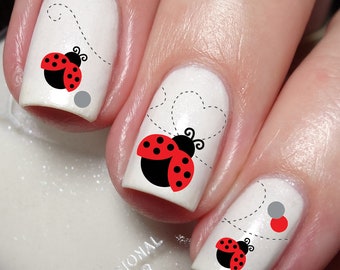 Lieveheersbeestje Lieveheersbeestje kevers Bug Nail Art stickersticker