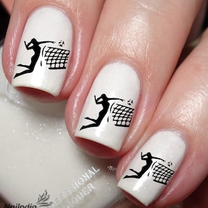 Volleyball Lovers Nail Art Decal Sticker