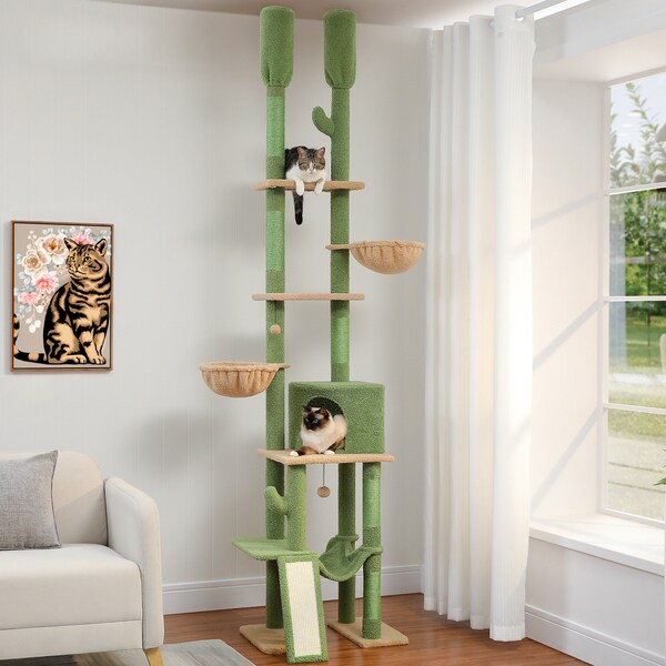 Floor to Ceiling Cat Tree Etsy
