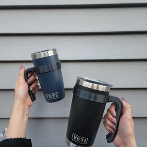 Wotermly Tumbler Handle 20 oz for Yeti Ramblers,Yeti Handle Yeti cup  holder, Anti Slip Travel Mug Grip BPA Free Cup Holder for Yeti and More  Tumbler Mugs - Yahoo Shopping