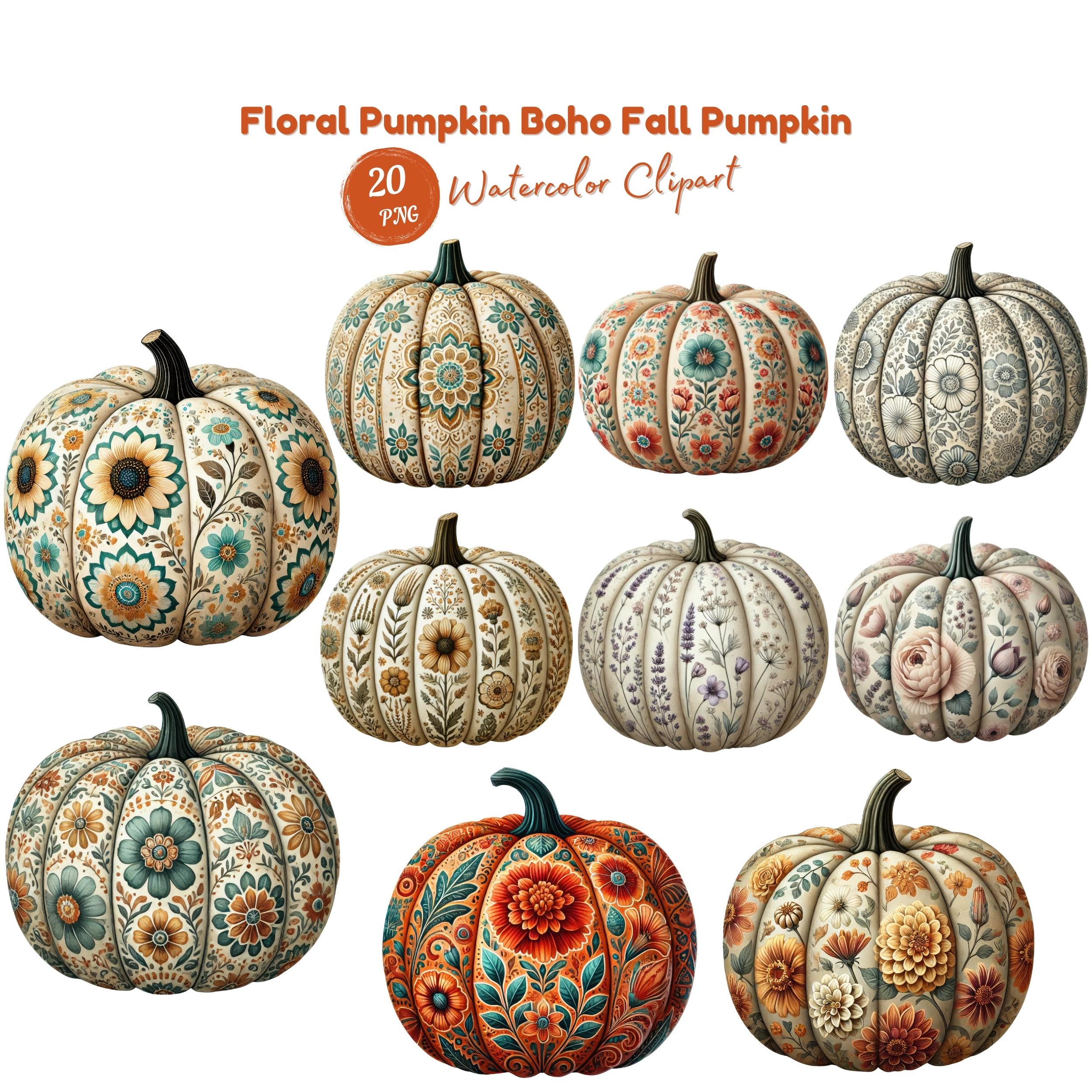 Floral Pumpkin Png Boho Fall Pumpkin, Coquette Fall Shirt Sublimation ...