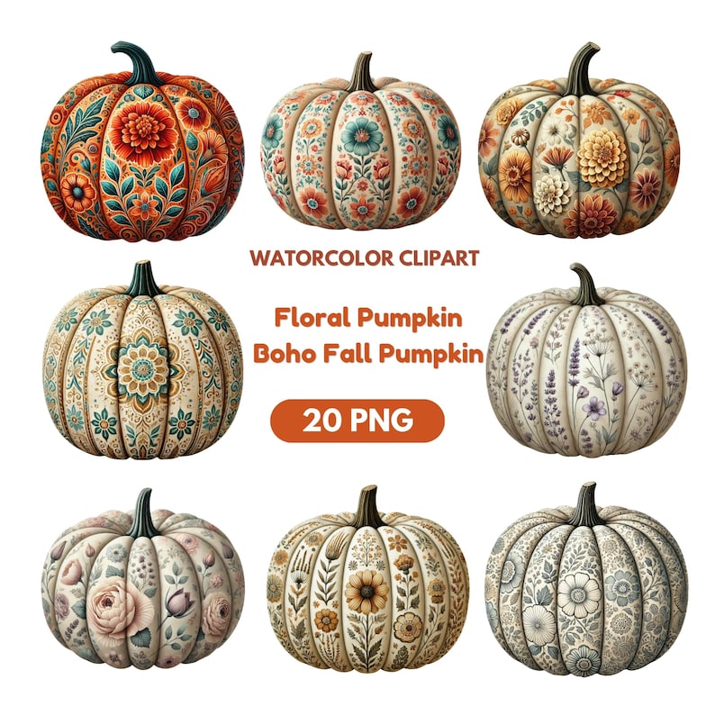 Floral Pumpkin Png Boho Fall Pumpkin, Coquette Fall Shirt Sublimation ...