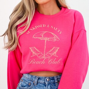 Sunkissed Coconut Salty Sweatshirt Preppy Stuff Coconut Girl Sweatshirt Coastal Aesthetic Beachy Sweatshirt Beachy Crewneck Beach Bum
