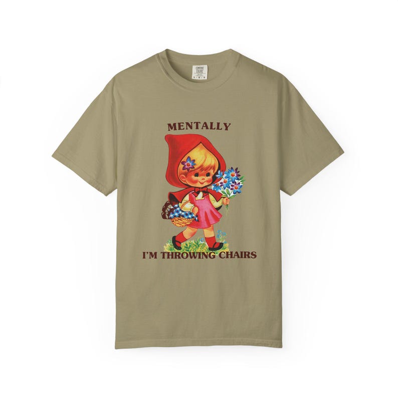Inappropriate Shirt Unhinged Shirts Cool Stuff Weirdcore Gen Z Meme Shirt Unhinged Shirt Weird Stuff Ironic Funny Shirt Dark Cottage Core Khaki