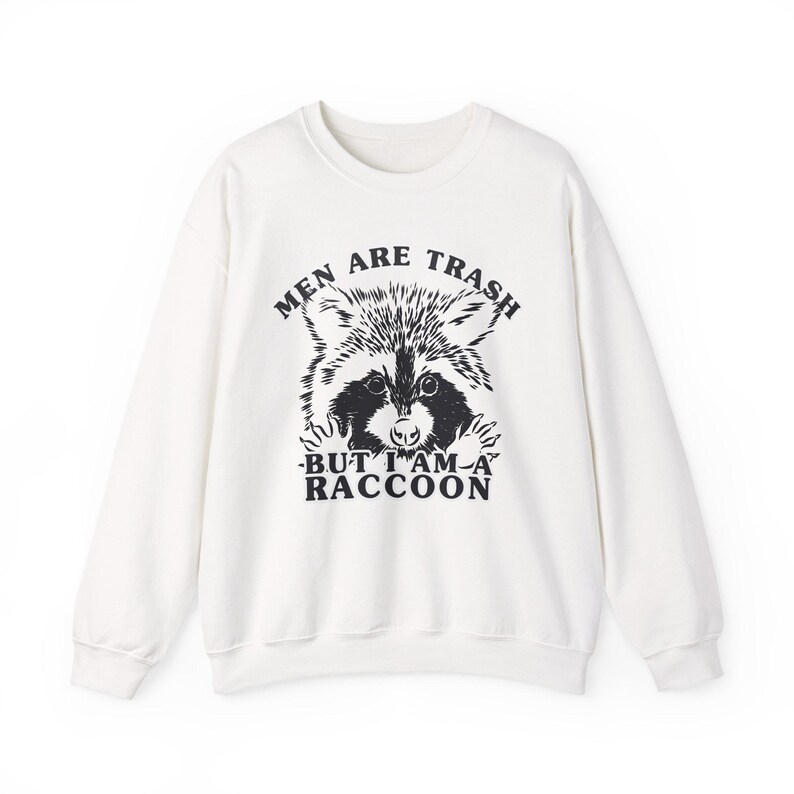 Funny Raccoon Shirt Trash Panda Racoon Shirt Unhinged Shirt Cool Stuff Feral Girl Summer Cute But Feral That Go Hard Gen Z Meme Shirt White