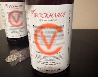 Wockhardt NEW 16oz (Empty) Replica Pint Bottle -Both Label Versions Available! NEW Movie Prop!