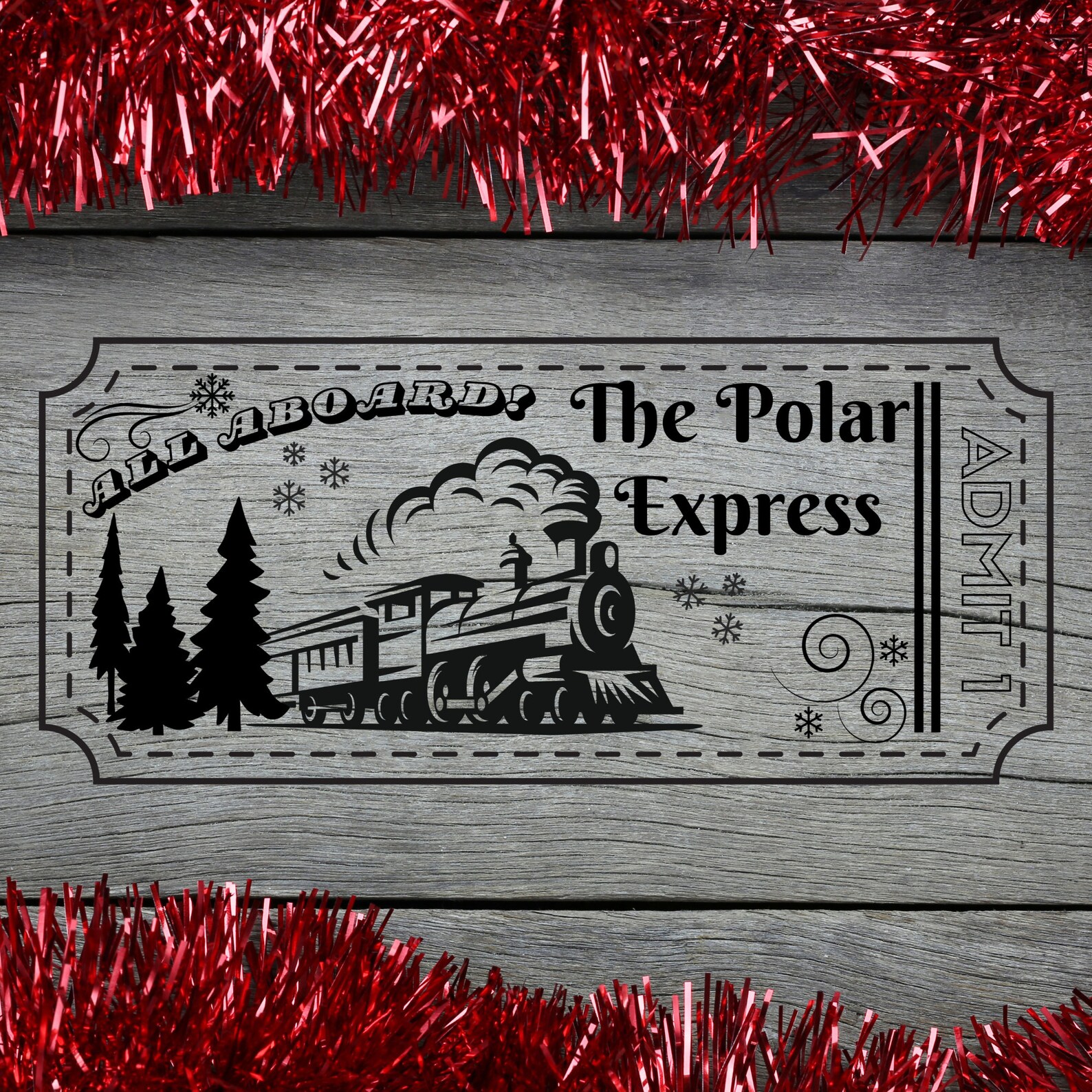 The Polar Express 2 Images PNG - Etsy