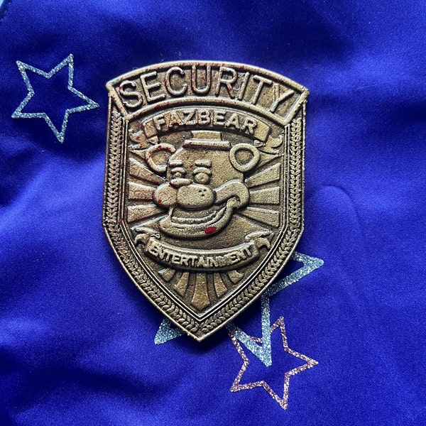 Security badge based on Five Nights at Freddy’s FNAF Cosplay Costume