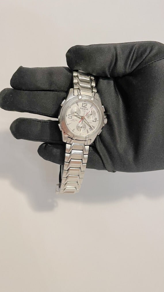 Tissot PR100 Alarm Chronograph Watch, Men's Watch… - image 5