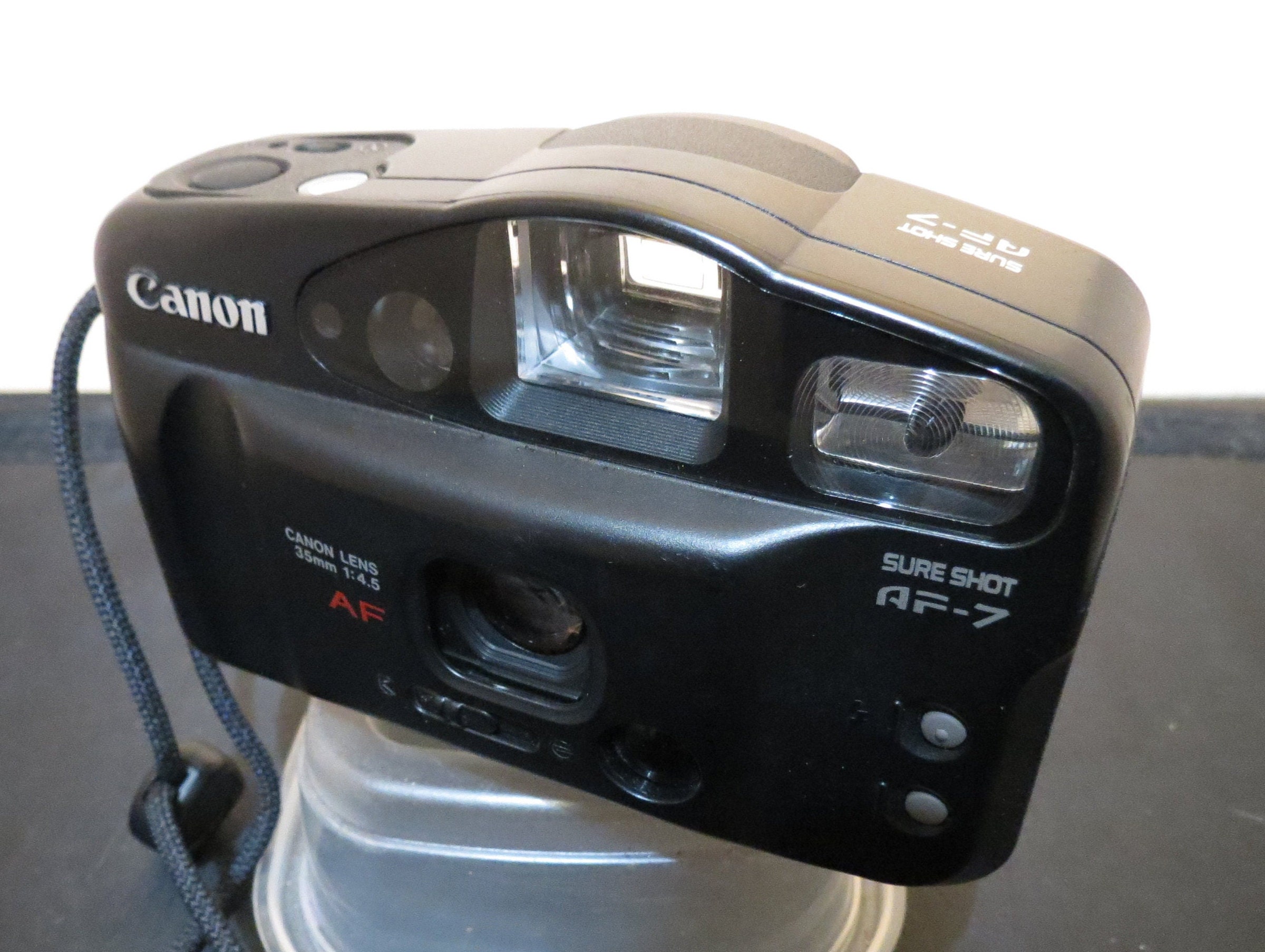 Retro CANON Sure Shot AF7 35mm Film Point & Shoot Compact Camera Instructions and Case Etsy UK
