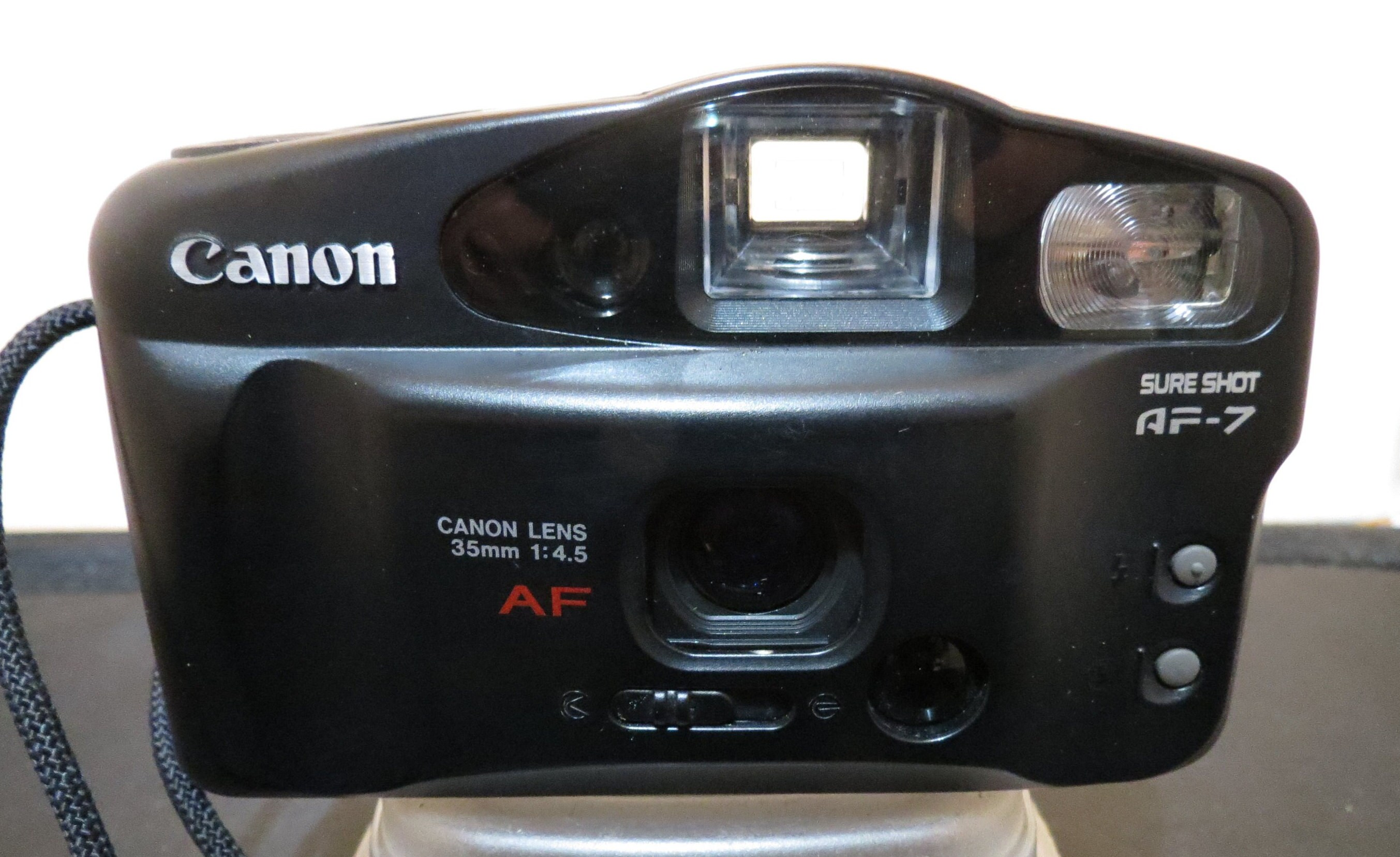 Retro CANON Sure Shot AF7 35mm Film Point & Shoot Compact Camera Instructions and Case Etsy UK