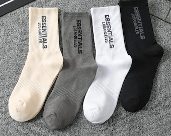 Comfortable Pair Essentials Los Angeles Socks / Fashionable Gifts / Streetwear Socks / Men's and Women's / Soft Cotton / Trendy Style