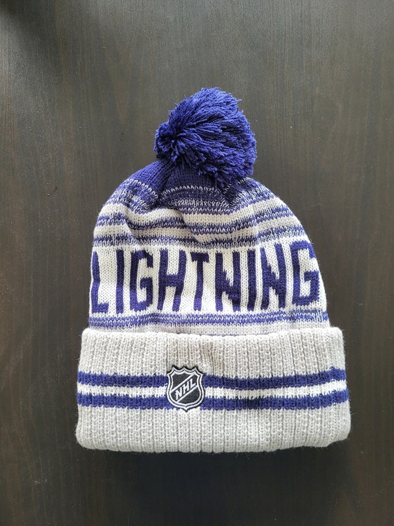 Tampa Bay Lightning Vintage Winter Hockey Beanie Hat Cap With