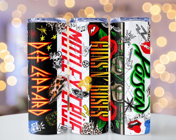 80's Rock N Roll Tumbler