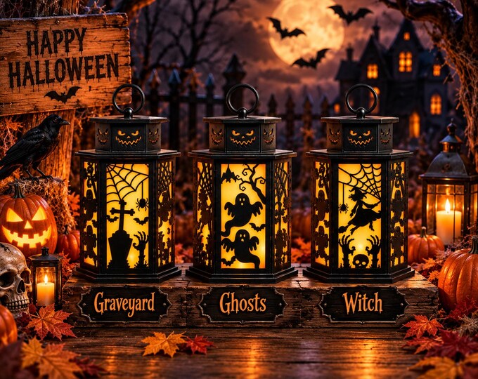Spooky Lighted Lantern
