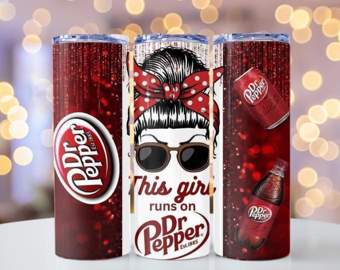 This Girls Runs on Dr. Pepper 20oz Tumbler