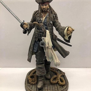 Pirates of the Caribbean Captain Jack Sparrow Statue - Collectible Figure