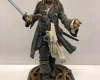 6インチ パイレーツ ジャック ジョニー デップ 3Dモデル スタチュー