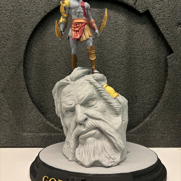 Kratos Zeus - figüre Diorama Film Karakterleri, Oyunlar, Figürler, Dioram 32 cm statue