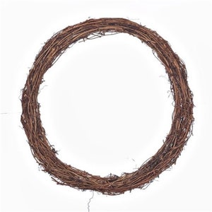 Base per ghirlanda di vite naturale 20/30/40 cm Base per realizzare ghirlande fai-da-te, floristica con anello grande di vite, realizzazione di ghirlande autunnali di Natale P&P GRATUITO
