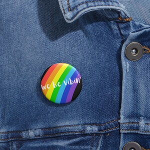 Vibrant Pride Pin Buttons: Rainbow LGBTQ+ Badges