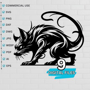 Tasmanian Devil SVG Vector dxf dwg cnc webp, Tasmanian Devil PNG, Tasmanian Devil Clip Art, Tasmanian Devil Vector