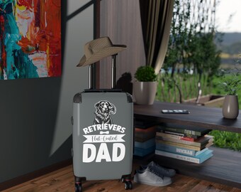 Flatcoated Retriever Dad Suitcase, Fathers Day gift, Animal Lovers, Birthday Present, Flatcoat Parents, Proud Dad, Stylish Traveling