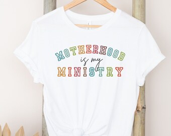 Mutterschaft ist mein Dienst Christliches T-Shirt Geschenke für Frauen Christliche Geschenke für Sie Christliche Geschenke für Mama