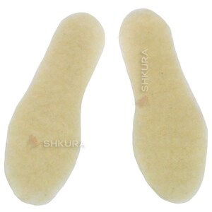 Sheepskin Wool Insoles for Winter Shoes – Warm, Soft, Natural Fleece Inserts for Boots