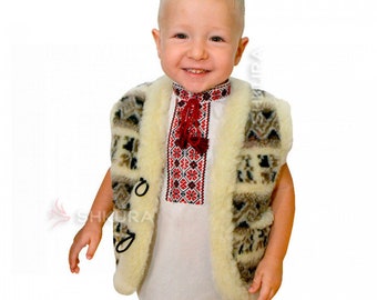 Veste sans manches en laine mérinos douce pour enfants et bébés : Veste sans manches en laine d'agneau naturelle | Veste thermique confortable en laine pour enfant