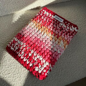 Laptop Sleeve, crocheted laptop case, handmade crochet MacBook Air 13 inch sleeve Handmade Crochet Macbook Case | Macbook Sleeve