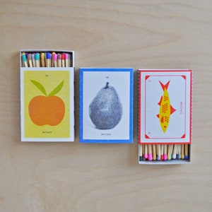 Risograph Printed Matchbox