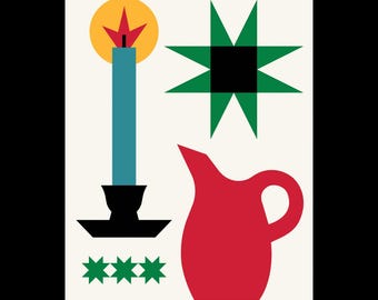 Candlelight Screenprint