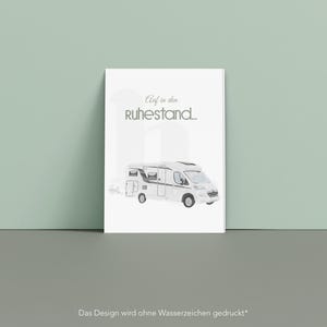 Ruhestand | Rente | A6 Klappkarte