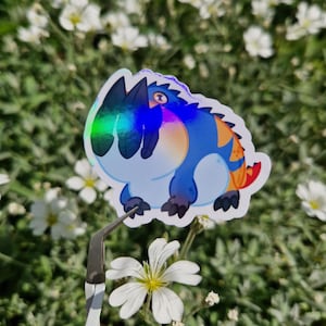 Dodogama - Monster Hunter | Autocollant Stickers Vinyl Holographic Handmade Cute Capcom Fanart