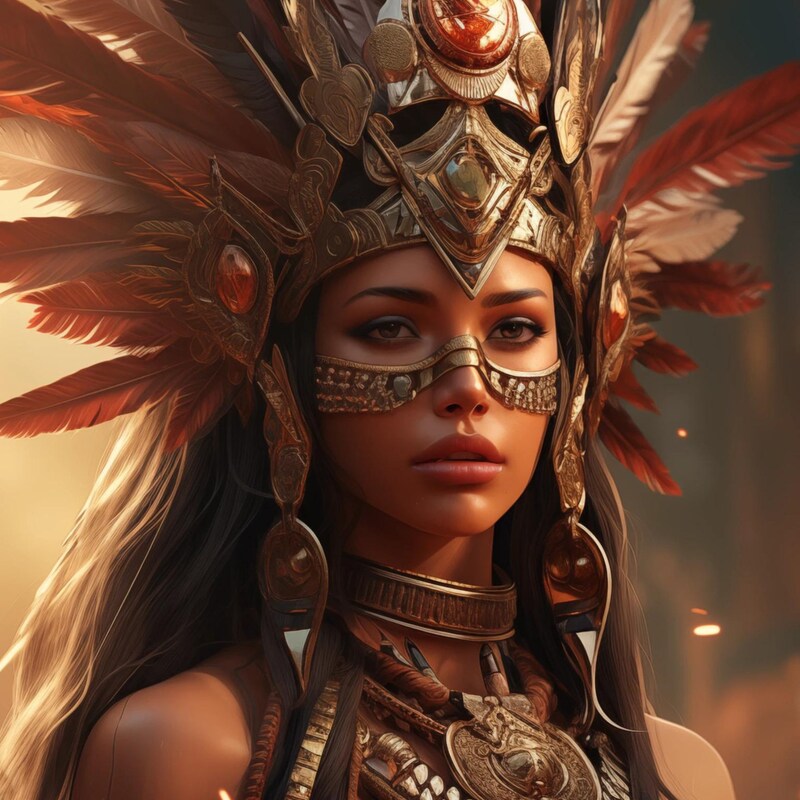 Aztec Princess Png - Etsy