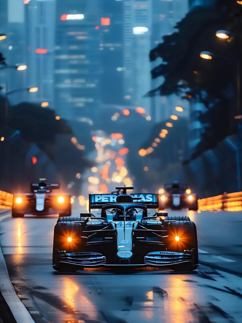 Lewis Hamilton & Russell Mercedesamg Formula One Grand Prix