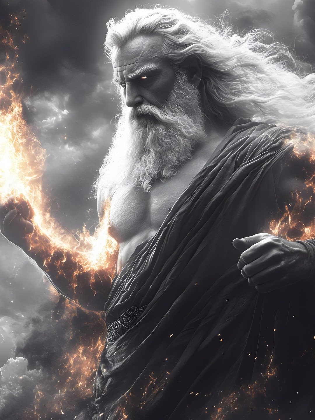 Zeus Greek God Poster the Ultimate Gift Poster for Fans of Greek ...