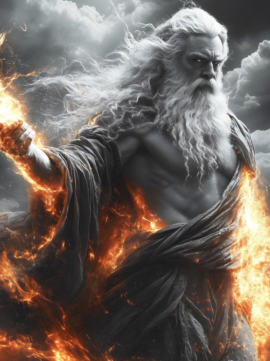 Zeus Greek God Poster the Ultimate Gift Poster for Fans of Greek ...