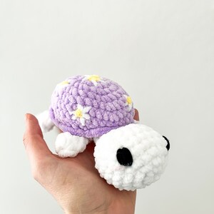 Crocheted baby turtle Plushie Cuddly toy Amigurumi image 7