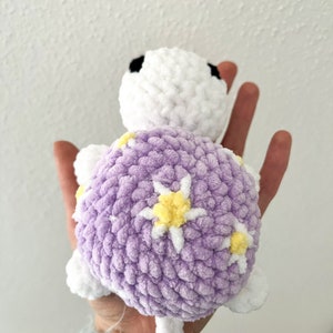 Crocheted baby turtle Plushie Cuddly toy Amigurumi image 8