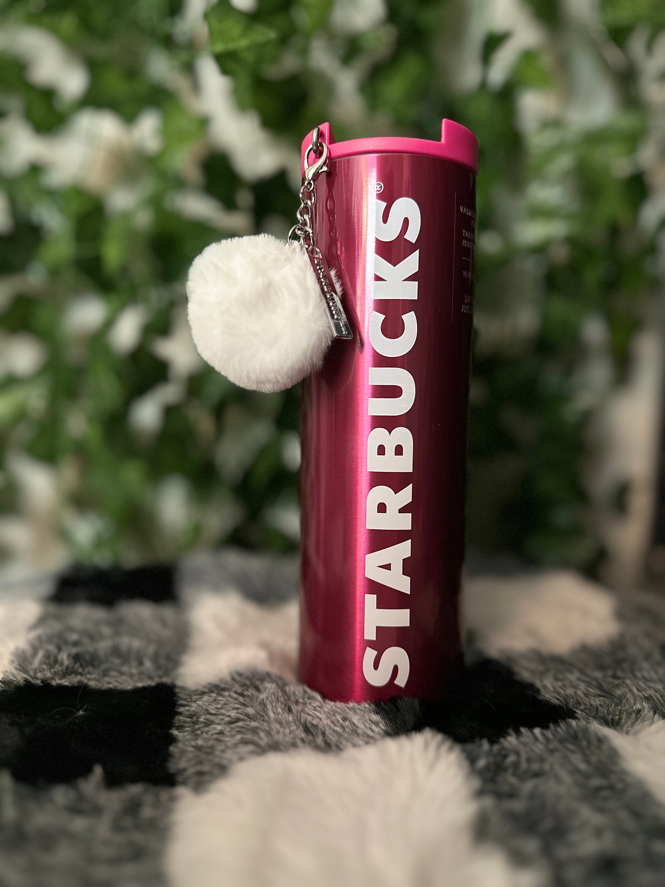 Starbucks Vacuum Insulated Tumbler With Removable Pompom Etsy