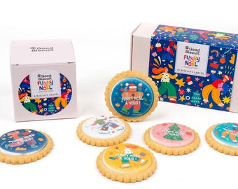 Personalized Cookies - Funky Christmas Collection