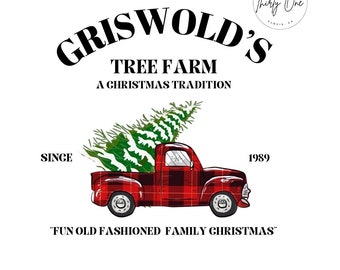 PNG, SVG, JPG - Griswold's Christmas Tree Farm Design