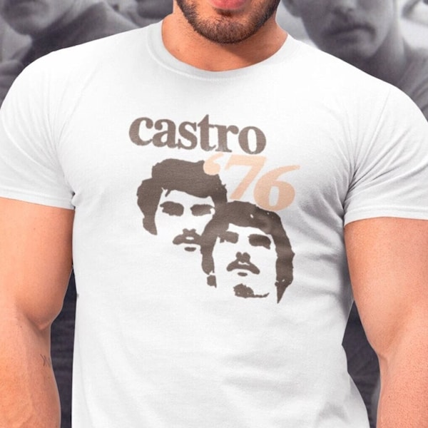 Castro 76 Gay Pride, San Francisco. Vintage 70s Queer Graphic T-shirt | Gay Retro tee | Wear LGBTQ+ History | Tom of Finland era Gift Daddy